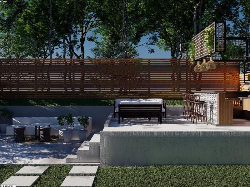 Photorealistic image of a modern living room with a 55-inch 4K smart TV displaying a sleek IPTV interface with colorful channel tiles, warm ambient lighting, comfortable couch in foreground, minimalist tech aesthetic, professional product photography style, shot from low angle, shallow depth of field, evening lighting